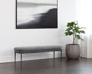 KOFFI BENCH - GUNMETAL - CHACHA GREY / ANTONIO CHARCOAL