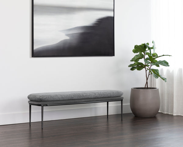 KOFFI BENCH - GUNMETAL - CHACHA GREY / ANTONIO CHARCOAL