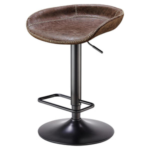 Rogue Gaslift Bar Stool In Vintage Coffee Brown