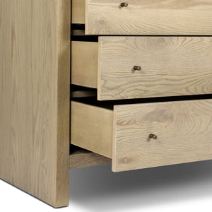 Torrington 6 Drawer Dresser - Sandy Oak Resawn