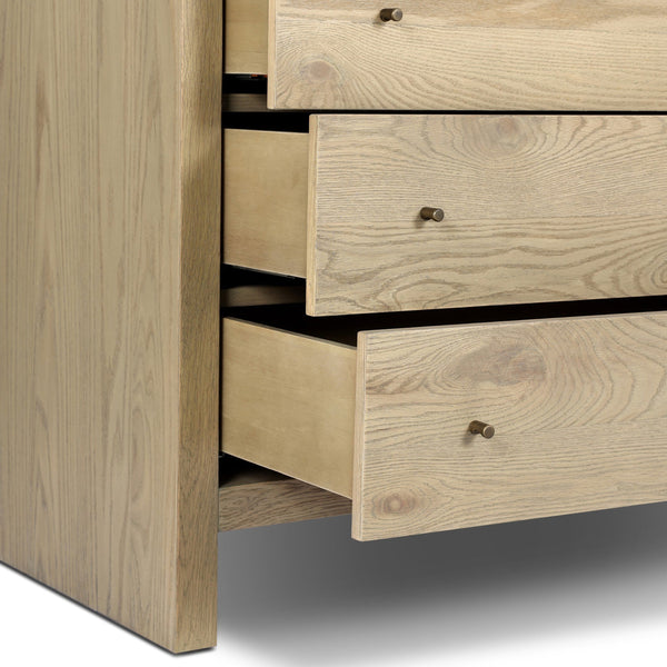 Torrington 6 Drawer Dresser - Sandy Oak Resawn