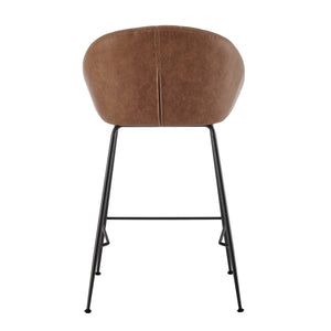 Watson KD PU Counter Stool, Umber Brown