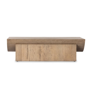 Elbert Coffee Table In Rustic Oak Veneer