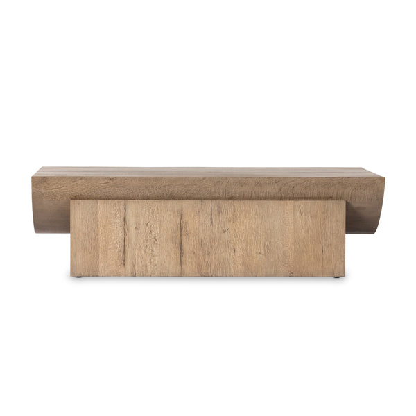Elbert Coffee Table In Rustic Oak Veneer