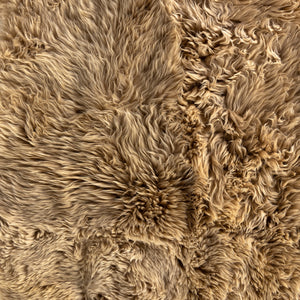 Lalo Lambskin Rug In Beige Lambskin In 3.25X6