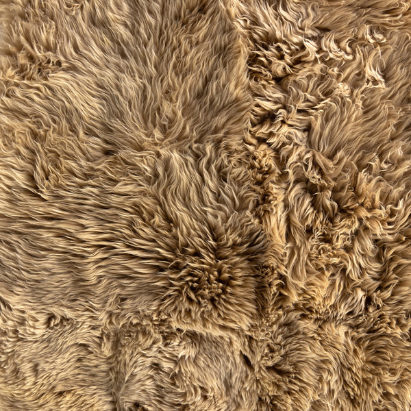 Lalo Lambskin Rug In Beige Lambskin In 3.25X6