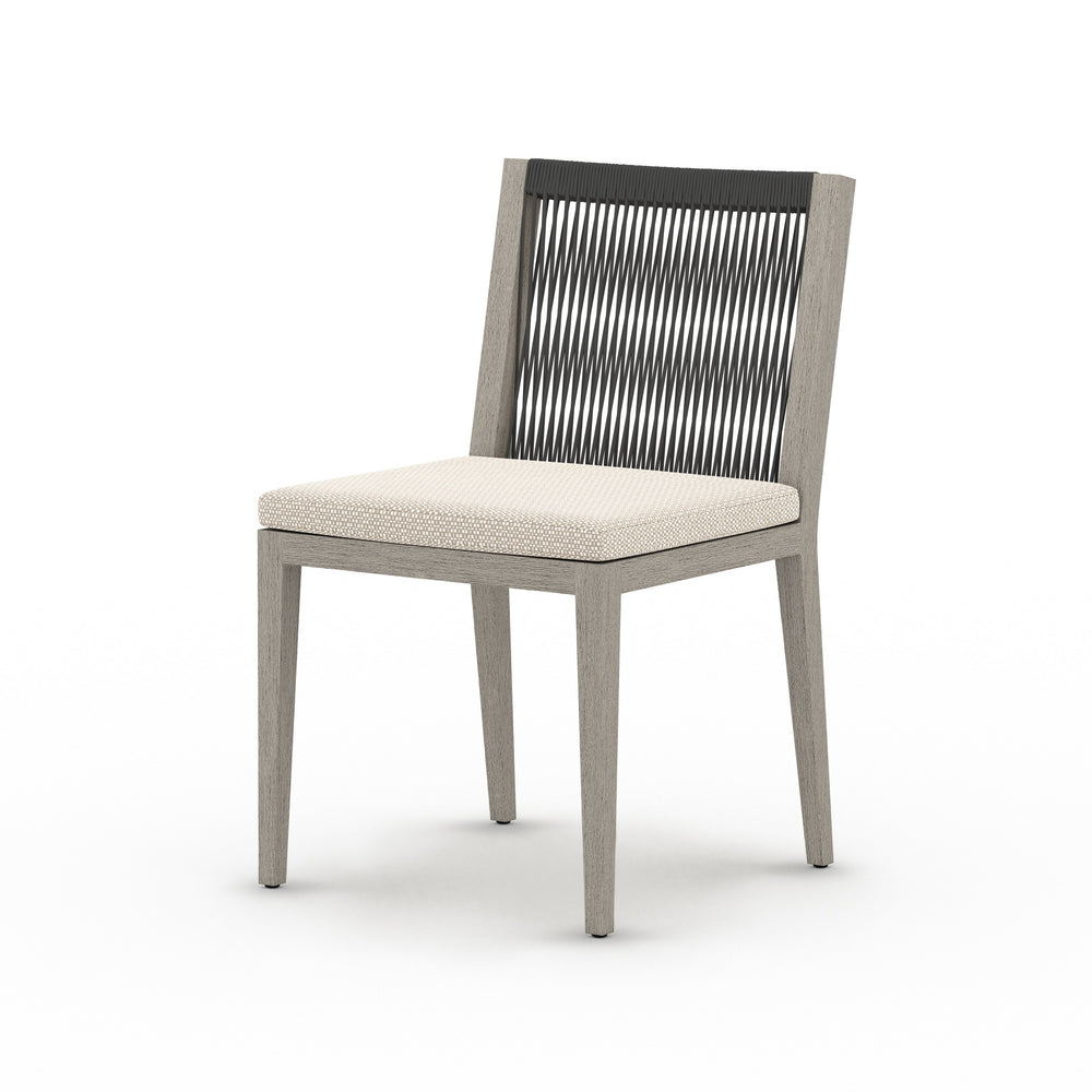 Sherwood Outdoor Dining Chair in Grey/Sand