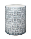 Wildflower Indoor/Outdoor Ceramic Side Table, Blue