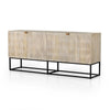 Kelby Sideboard In Light Wash Carved Mango