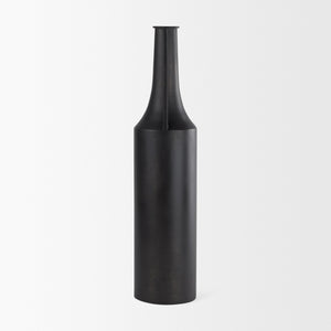 Aubrey Large 24.0H Black Iron Flower Vase