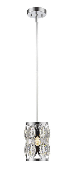 Dealey 1 Light Mini Pendant in Chrome Finish