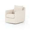 Banks Swivel Chair In Cambric Ivory