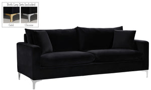 Lucy Sofa In Black Velvet