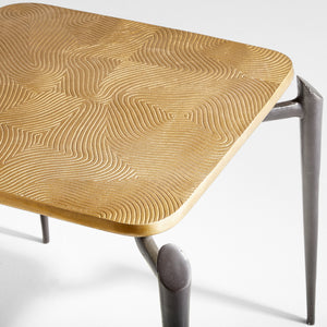 Tarsal Side Table | Black | Gold