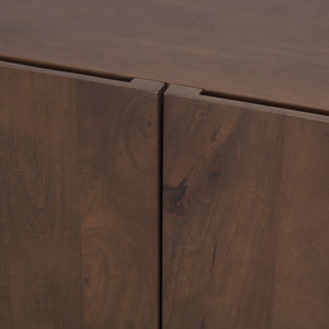 Tammar Brown Wood 4-Door Sideboard