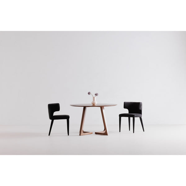 Moe's Godenza Round Dining Table in Walnut