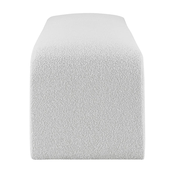 Vioreen Fabric Bench, Boucle Beige
