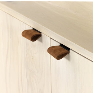 Trey Modular Wide Bookcase In Dove Poplar