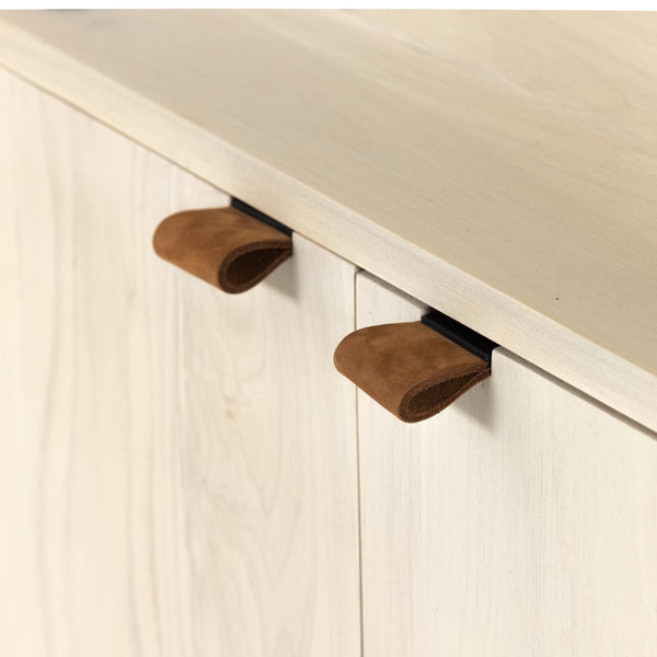 Trey Modular Wide Bookcase In Dove Poplar