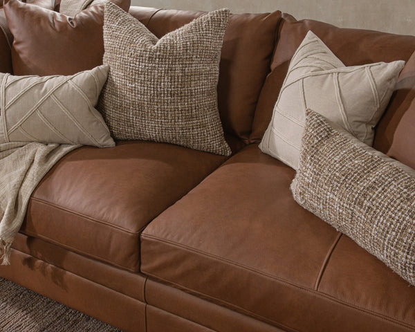 Audrey Sofa in Lush-Saddle - California Comfort