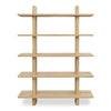 Moe's Casey Large Bookcase in Rustic Oak