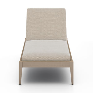 Sherwood Outdoor Chaise Lounge In Brwn/Sand