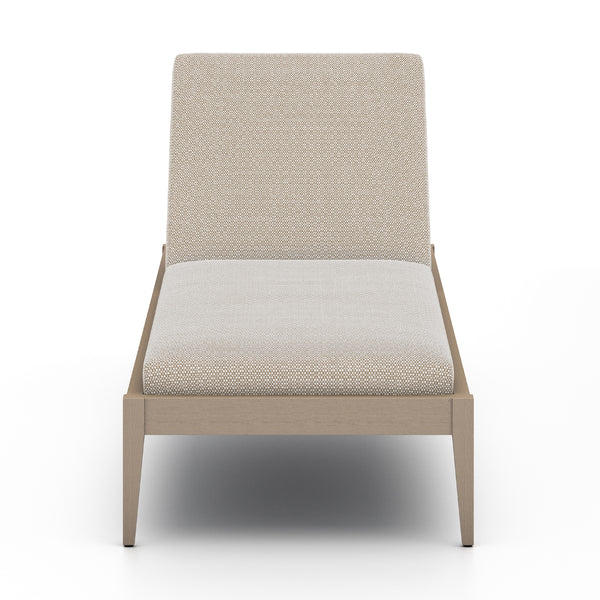 Sherwood Outdoor Chaise Lounge In Brwn/Sand