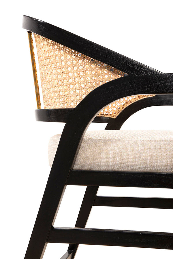 Black Royce Counter Stool