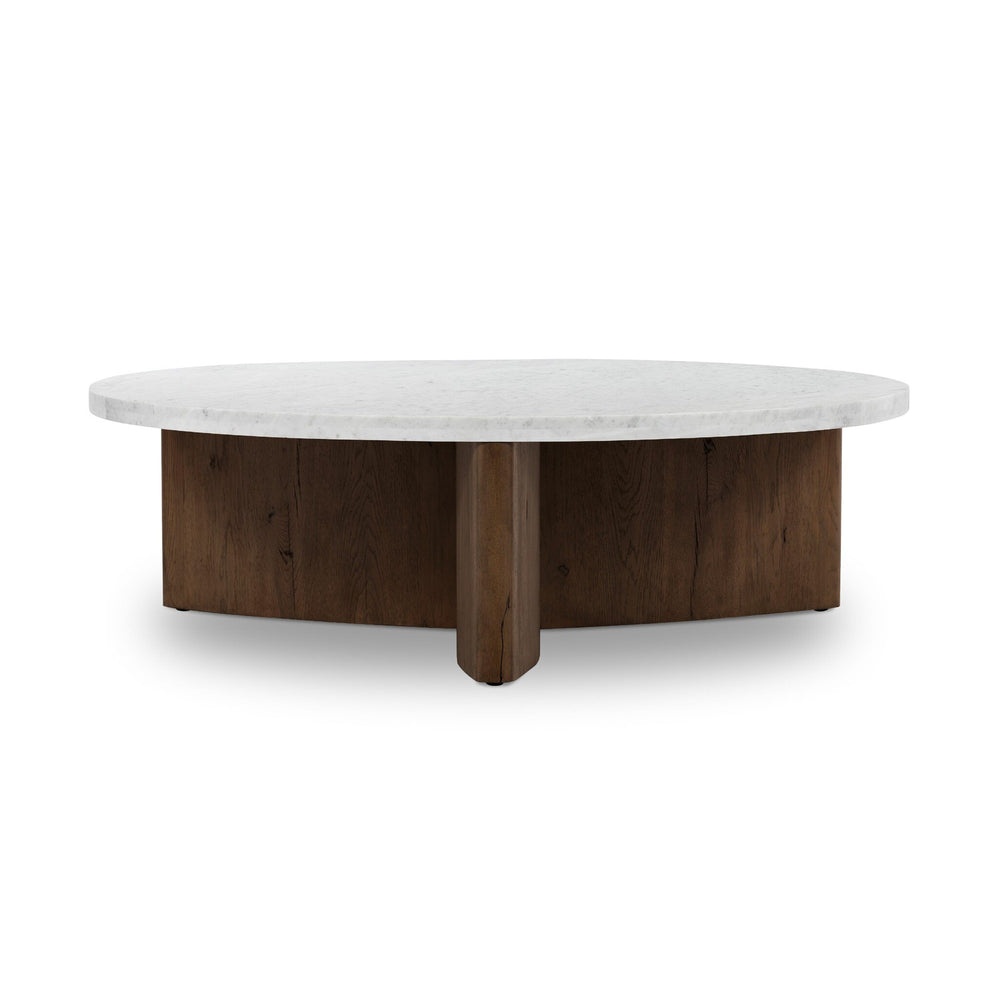 Toli Coffee Table - Italian White Marble