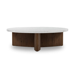 Toli Coffee Table - Italian White Marble