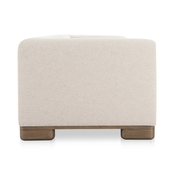 June Modular Sofa in Oatmeal with Oak Veneer Legs