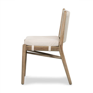 Rosen Outdoor Dining Chair In Natural Eucal