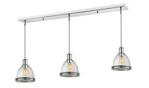 Mason 3 Light Island/Billiard in Chrome Finish