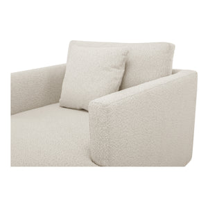 Moe's Bryn Collection Chaise in Oyster Beige