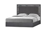 Monet Queen Bed in Charcoal