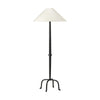 Neville Floor Lamp In Matte Black Cast Aluminum
