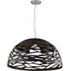1Lt Pendant, Matte Black Finish