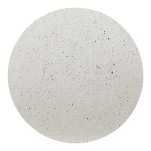 Moe's Tuli Outdoor Cafe Table in White Terrazzo