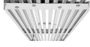 Henry PLATFORM BENCH - 5 FEET - SILVER