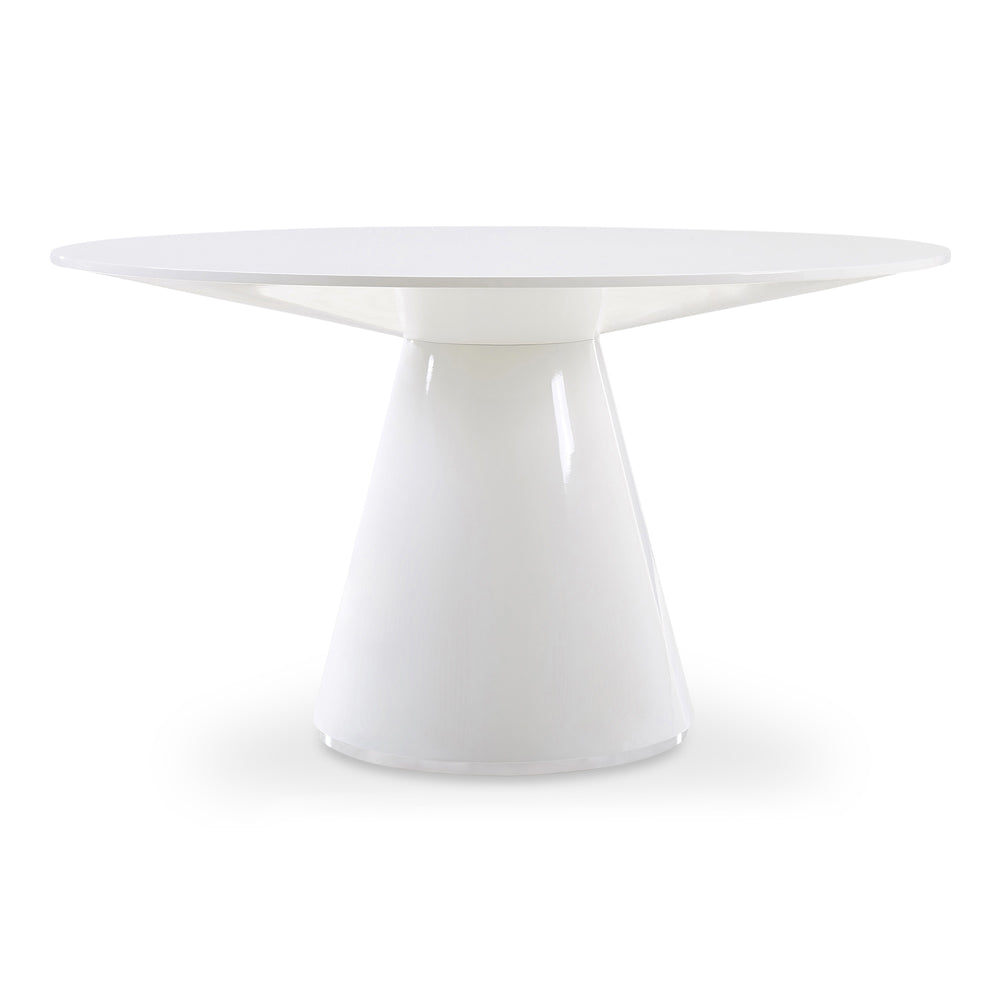 Otago 54" Round Dining Table in White