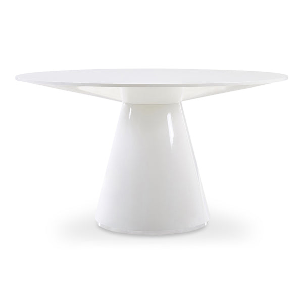 Otago 54" Round Dining Table in White