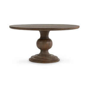 Hera Solid Wood Dining Table - Pecan Brown 60"