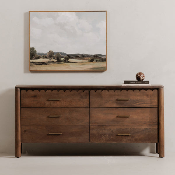 Moe's Wiley Dresser in Vintage Brown