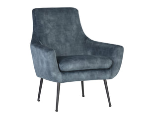 ALETTA LOUNGE CHAIR - NONO PETROL