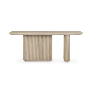 Vander Solid Wood Console Table with FSC Certified Oak Veneer