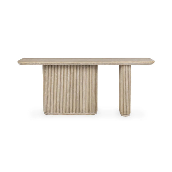 Vander Solid Wood Console Table with FSC Certified Oak Veneer