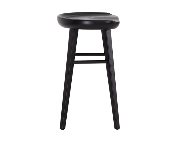 DOMINIC COUNTER STOOL - BLACK