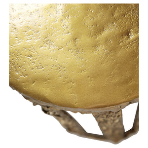 Large Lucila Gilded Table in Gold