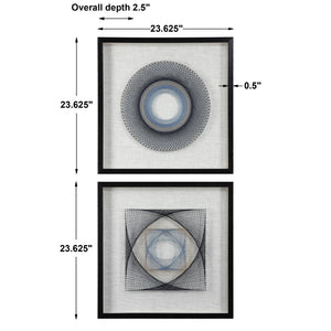 String Duet Wall Decor S/2
