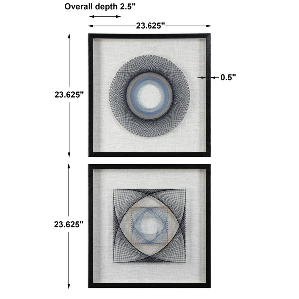 String Duet Wall Decor S/2